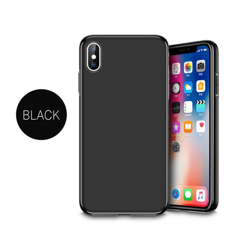 Black Магнитный автомобильный чехол для телефона для iPhone XR X XS 11 Pro Max 8 7 6 6S Plus ультра тонкий металлический магнитный чехол для huawei P20 Lite - Цвет: Black