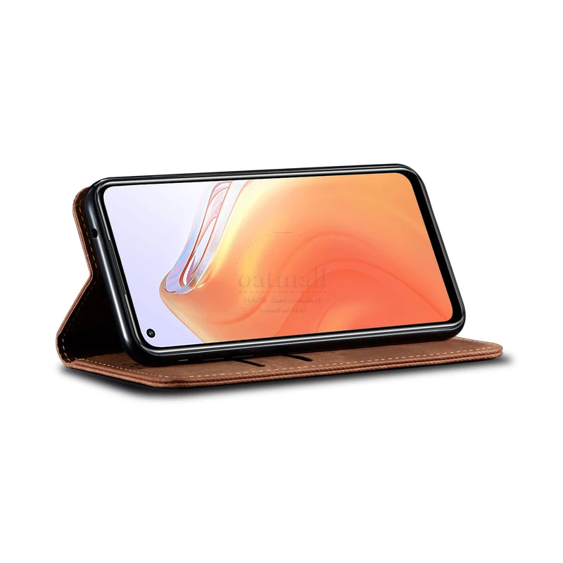 Для XiaoMi MI 10T Pro Чехол книжка на магните чехол с откидной крышкой для lite под джинсу