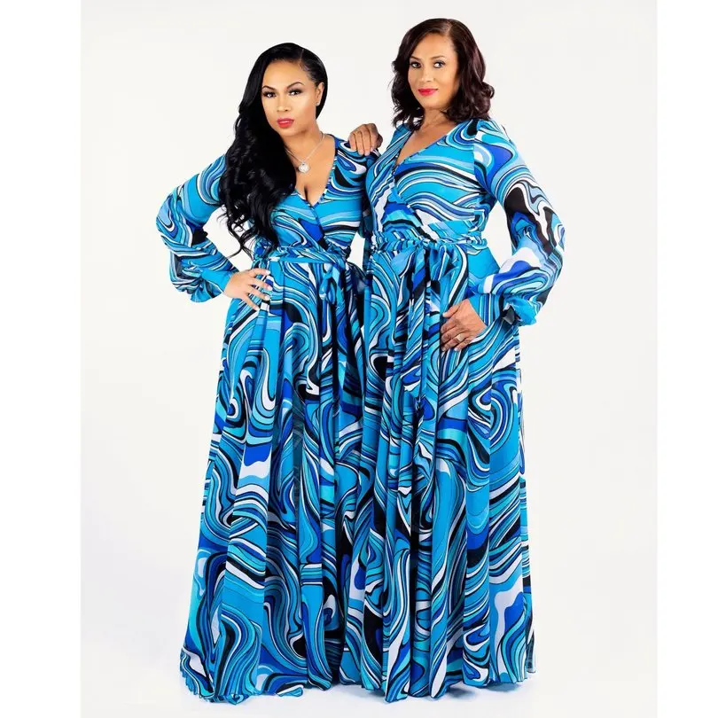 Африканские платья размера плюс для женщин с принтом Дашики африканская одежда