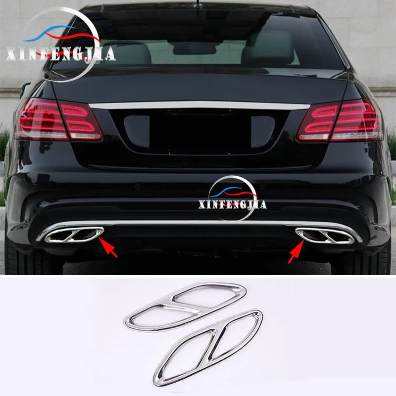 Крышка выхлопной трубы заднего цилиндра для Mercedes Benz A B C E CLA GLE GLS GLC Class W176 W205 W213