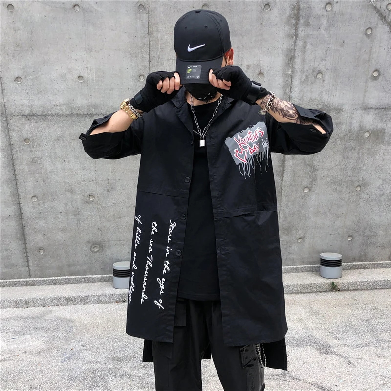 Мужские летние куртки уличная одежда в стиле хип-хоп с буквенным принтом тонкая
