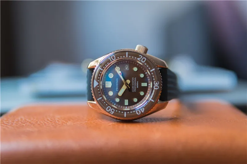 

Proxima Bronze SBDX001 NH35 Tuna Diver Watch Cusn8 Men Mechanical Watches 300M Waterproof Luminous 2021 Sport Relojes