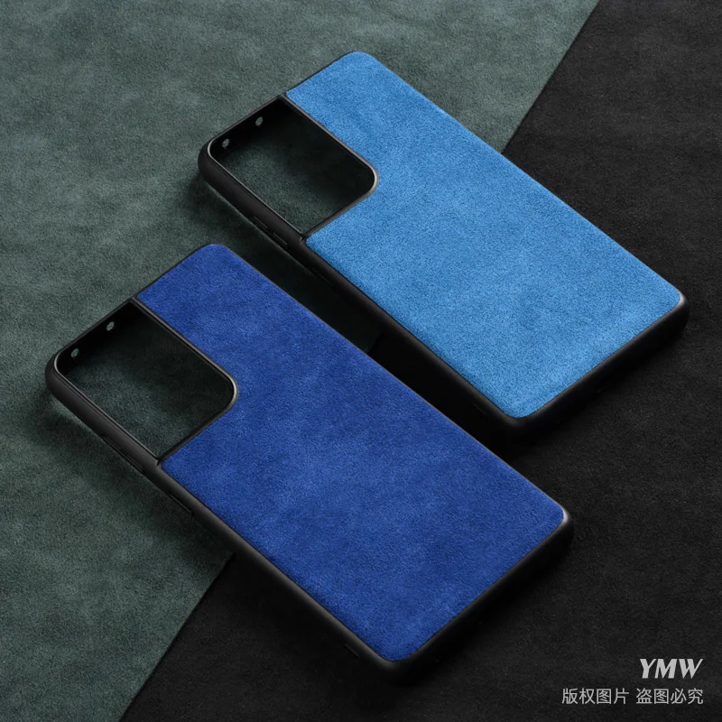 ymw alcantara case for samsung galaxy s21 ultra s20 s10 s9 s8 plus note20 5g luxury business artificial leather phone cases free global shipping