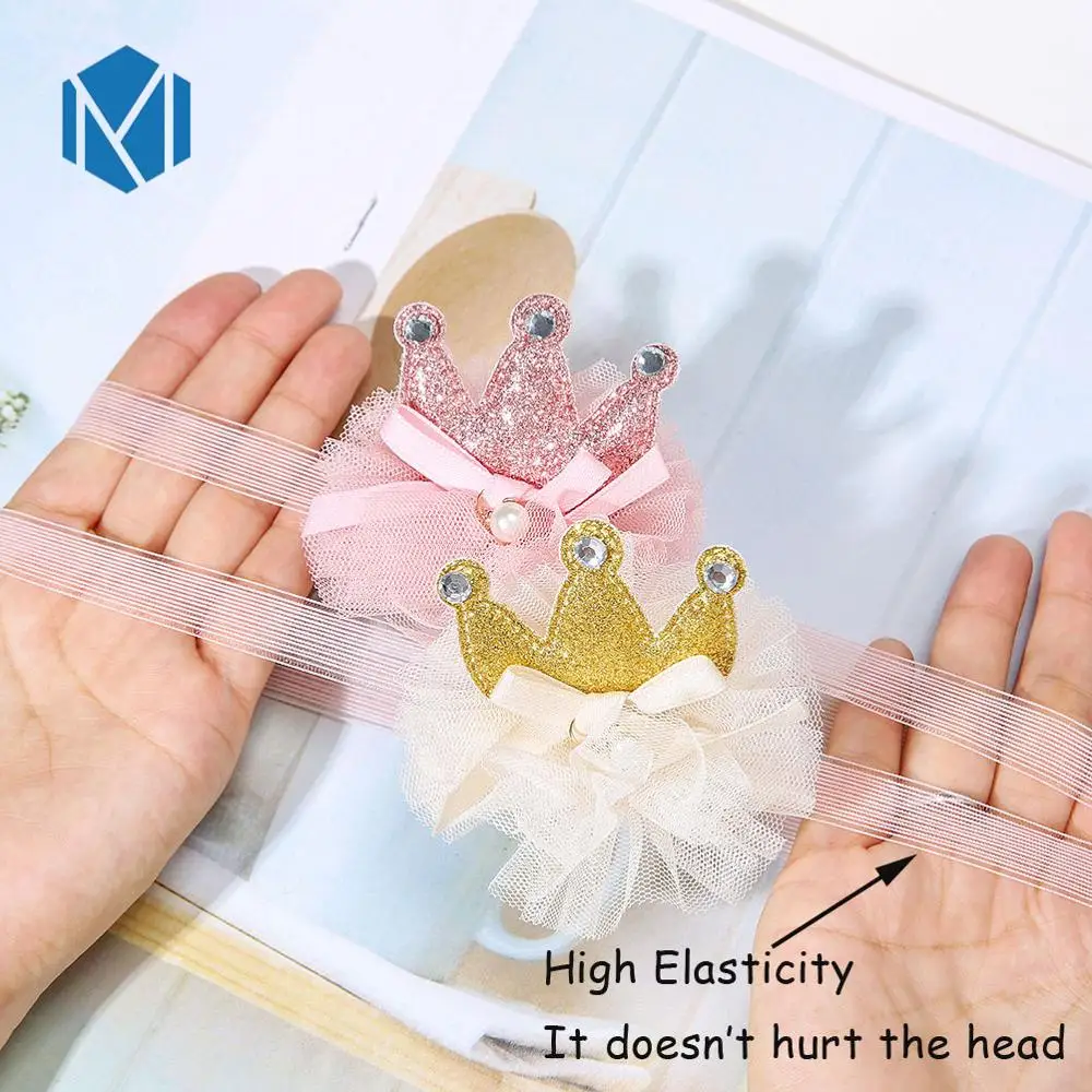 M MISM/новые милые детские аксессуары для девочек с жемчужинами и высокой