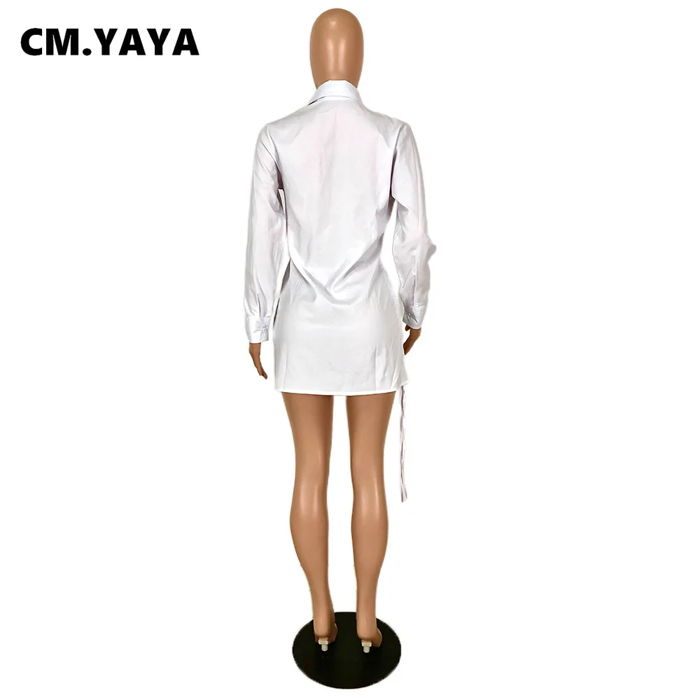 Женское однотонное платье-мини CM.YAYA Стрейчевые прямые платья офисные модные