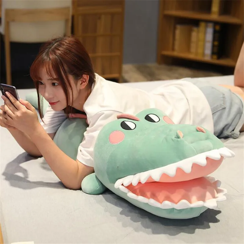 Имитация крокодиловой кожи плюшевые игрушки мягкие животные подушки диванная