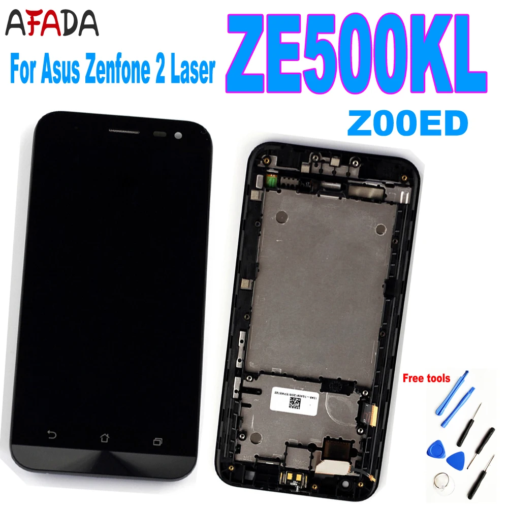 ЖК дисплей 5 0 дюйма для Asus Zenfone 2 Laser ZE500KL Z00ED с сенсорным экраном и дигитайзером в