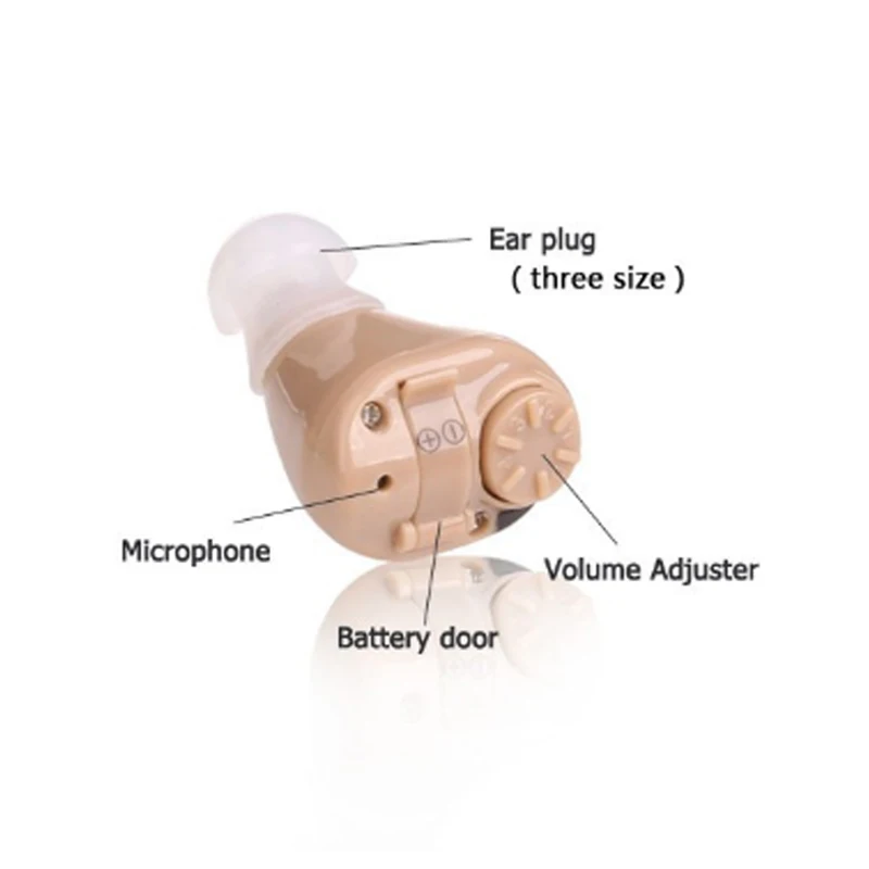 Невидимый мини-слуховой аппарат портативный усилитель для глухих искусств