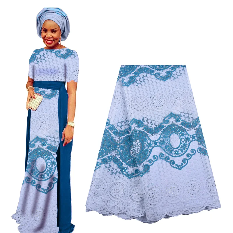 

Лидер продаж, африканская кружевная ткань 2019, Высококачественная нигерийская французская кружевная ткань с вышивкой камнями, Тюлевое круж...