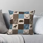 Квадратный чехол для подушки, из полиэстера и льна