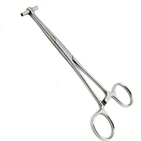 septum forcep stainless steel needle clamp body piercing tool professional puncture tool for eyebrow pierced