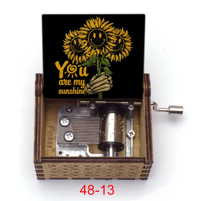 Ручная вдохновляющая музыкальная шкатулка You are My Sunshine Рождественский и