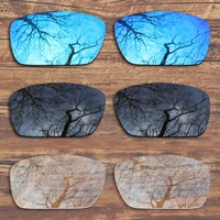toughasnails 3 pairs black blue clear polarized replacement lenses for oakley fuel cell oo9096 sunglasses