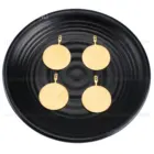 4-200 шт массивные серьги в поисках компонентов для изготовления сережек 30 мм латунные большие круглые Сережка-гвоздик, пост оптом