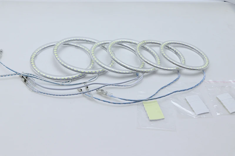 6 шт. супер яркий белый цвет 3528 SMD led angel eyes комплект дневного света DRL для Alfa Romeo 159 2005-2011 стайлинга автомобилей