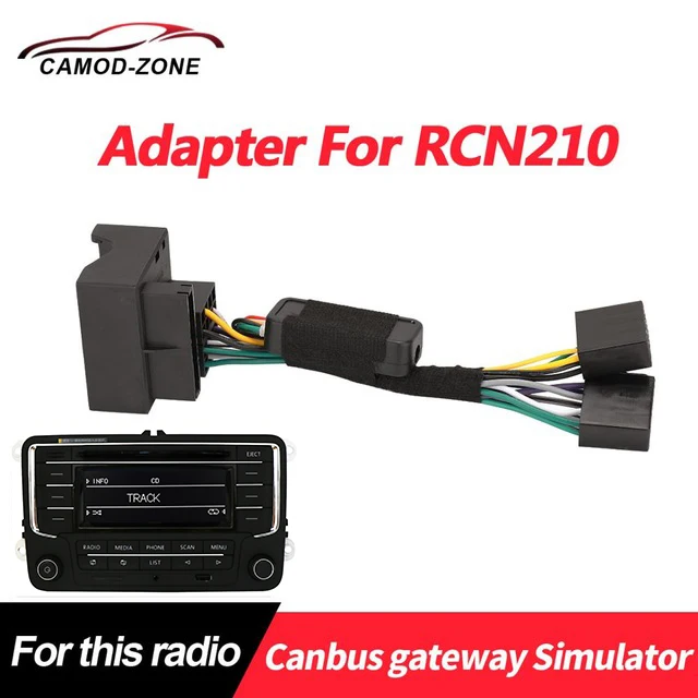 

RCN210 Bluetooth автомобильный радиоприемник Многофункциональный Рулевое колесо Кнопка управления CAN портал симулятор адаптер B6