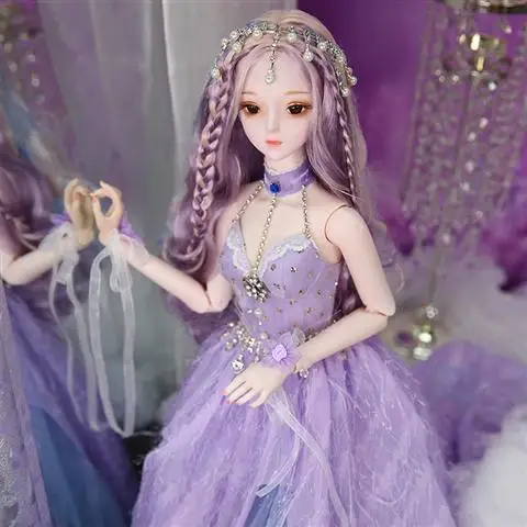 62 см BJD кукла 1/3 шарнир тела ручная роспись набор для макияжа с одеждой обувь ювелирные изделия и Подарочная коробка SD куклы высокого качества игрушка - Цвет: Official configurati