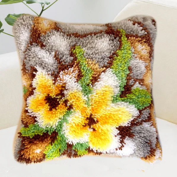 Набор крючков для подушки коврик поделки сделай сам цветок 40 см x вышивка