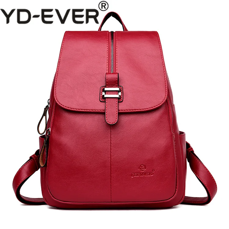 2019 Модный женский рюкзак высокого качества Молодежные кожаные рюкзаки для