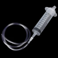 100ml large capacity syringe reusable pump measuring with 1m tube feeding ink