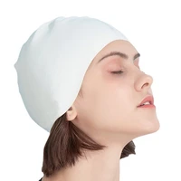 adult silicone swimming cap rubber silicone protect teens diving swimming hat men women waterproof petal swim pool caps