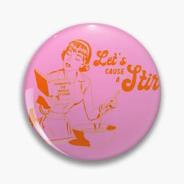 

Lets Cause A Stir The Peach Fuzz mpi Soft Enamel Pin Cute Cartoon Lapel Pin Women Decor Badge Lover Gift Creative Funny Fashion