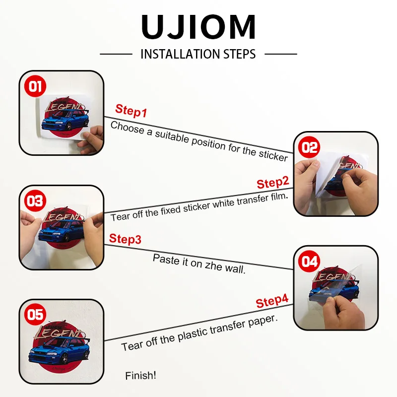 UJIOM мультфильм громкого дома Лили громко и Тедди настенные наклейки декор