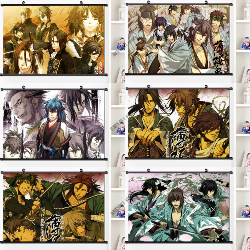 

Canvas Painting Anime Hakuouki Shinsengumi Kitan Toudou Heisuke Posters and Prints Wall Art Pictures for Living Home Decoration