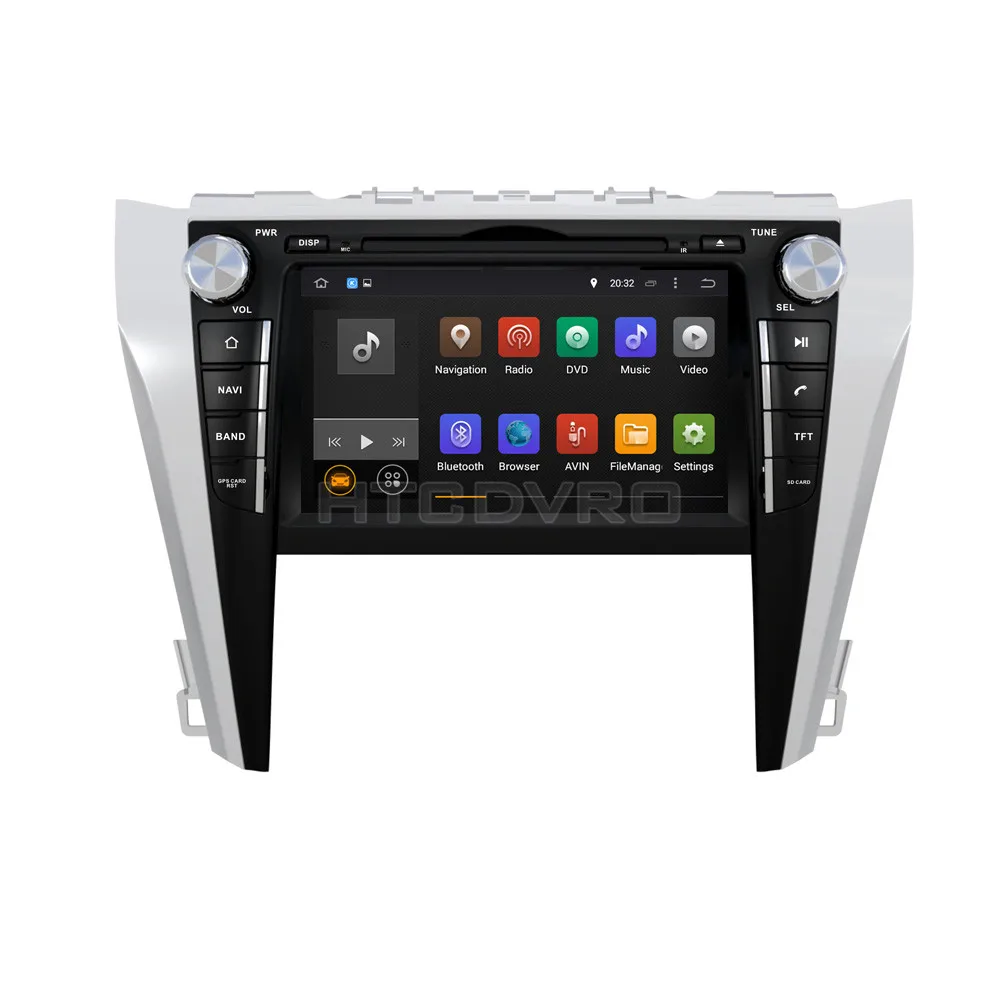 YMODVHT 8 дюймов 4G Восьмиядерный Android 9 0 7 1 автомобильный dvd плеер для Toyota Camry 2015 GPS авто