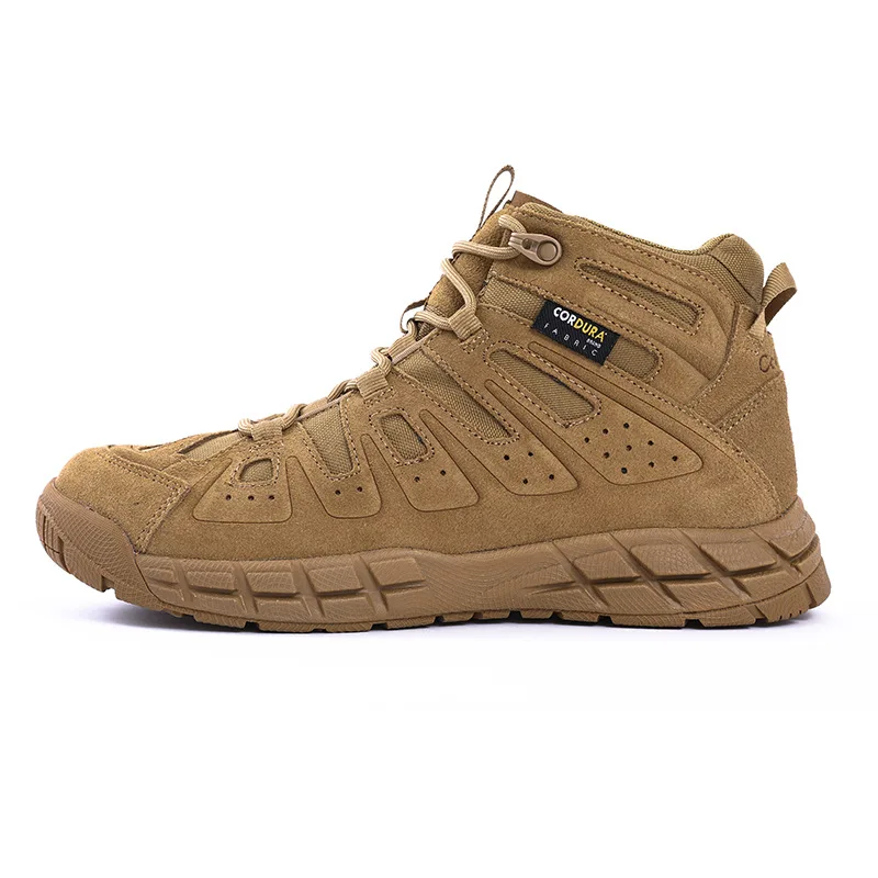 2021 Outdoor Desert Tactical Boots Military Cowhide Army Low-cut Training Shoes Sneakers ​Anti-slip Shock-absorbing Hiking Boots