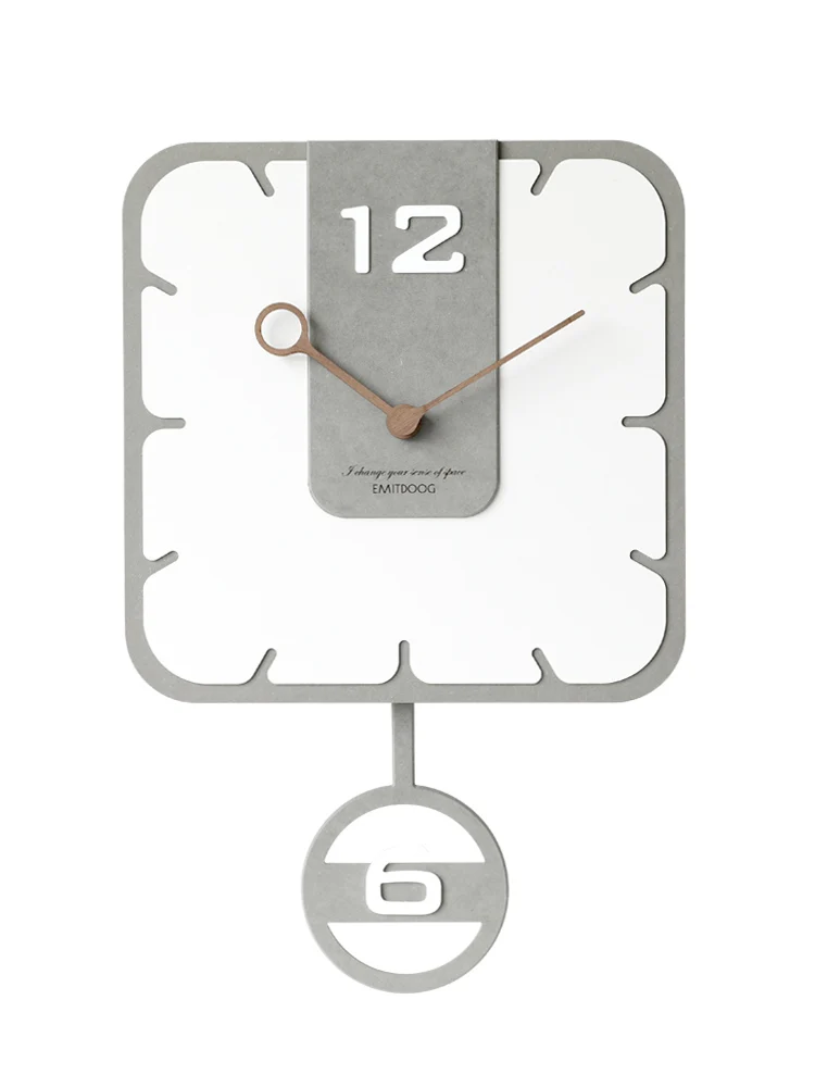 3d деревянные качели настенные часы современный дизайн детская комната бесшумные