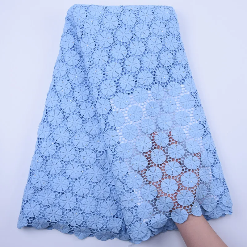 Зеленое водорастворимое кружево 2020 африканская нигерийская гипюровая кружевная