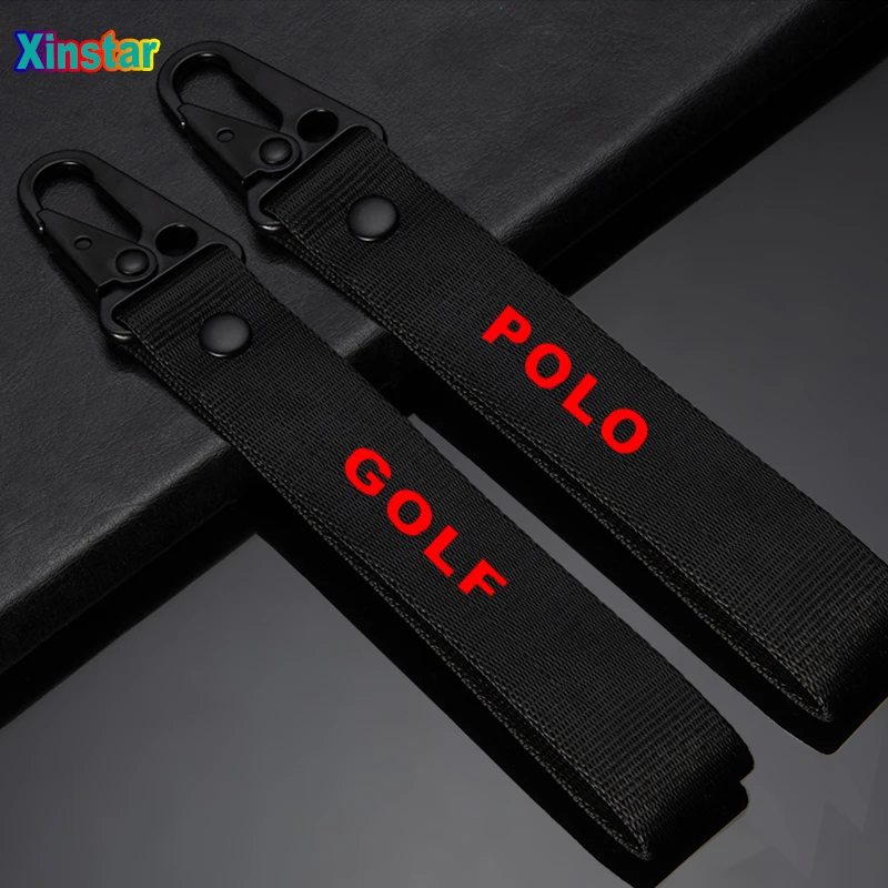 Lastest нейлоновое кольцо для автомобильного ключа шнур VW Volkswagen R GTI GOLF POLO GOLF6 GOLF7 MK6 MK7 |