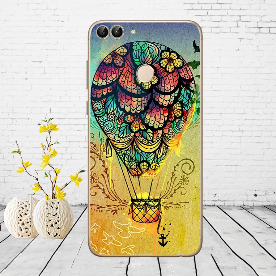 H23 Huawei P Smart Case TPU Мягкий силиконовый прозрачный чехол для телефона huawei P Smart Cover FIG-LX1 Enjoy 7S Чехол - Цвет: H23