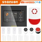 Система охранной сигнализации Staniot F900 с поддержкой Wi-Fi, 2 + 4 ГБ, 16 комплектов