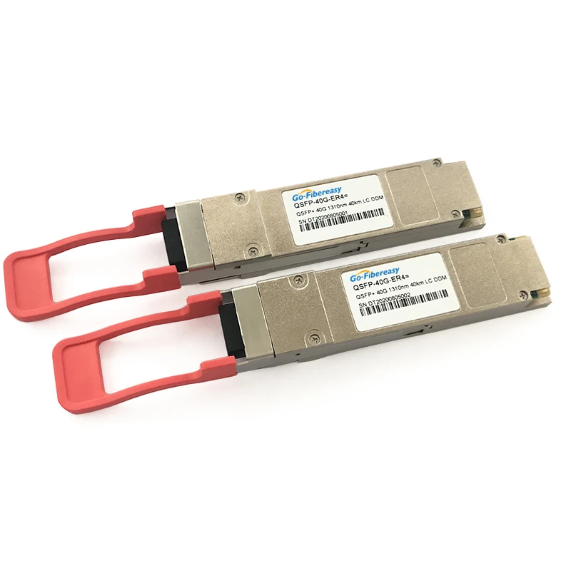 QSFP 40G 40km Transceiver Module QSFP+40GBASE-ER4 1310nm 40km DDM LC Optical Transceiver Module For Cisco/Huawei Optical  Switch