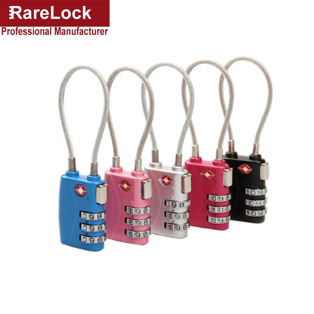 Rarelock TSA цинковый сплав числовой код комбинация блокировки паролей для коробки