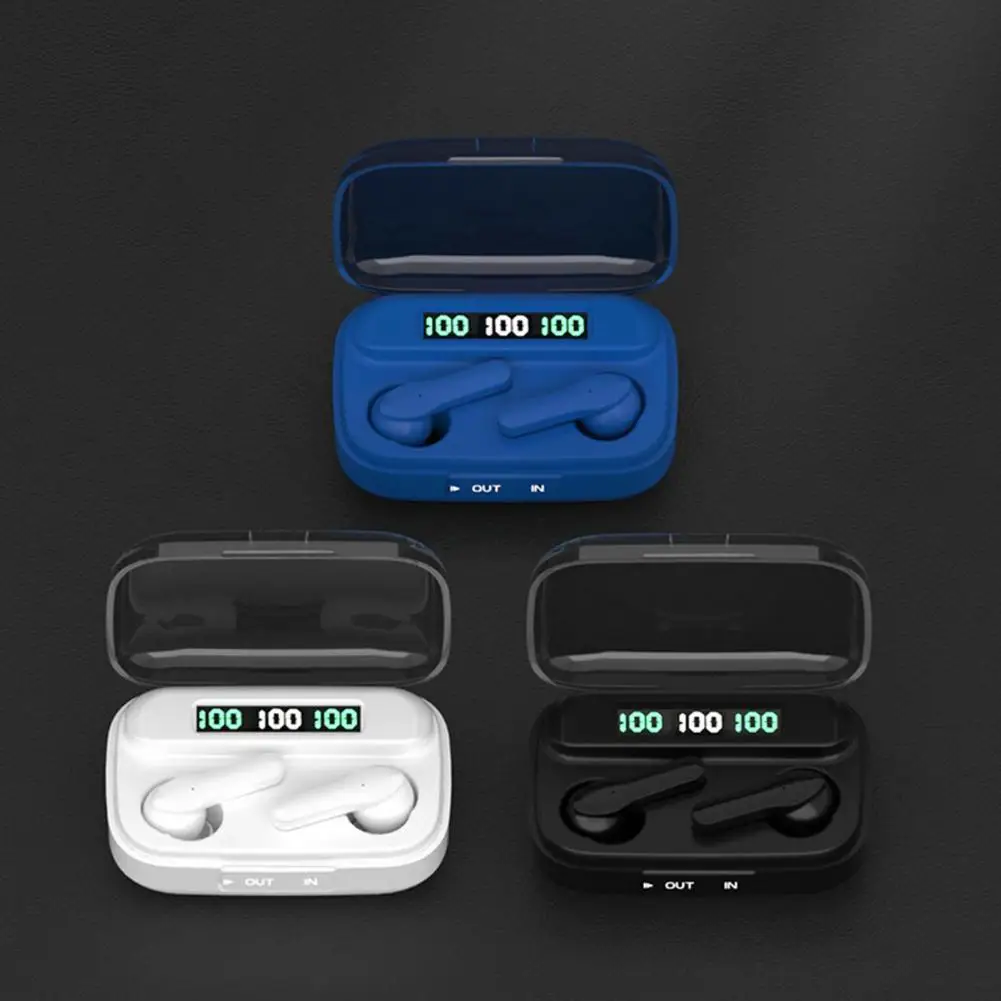 

Новый TWS-209 Bluetooth 5,1 Водонепроницаемый сабвуфер In-Ear спортивные наушники