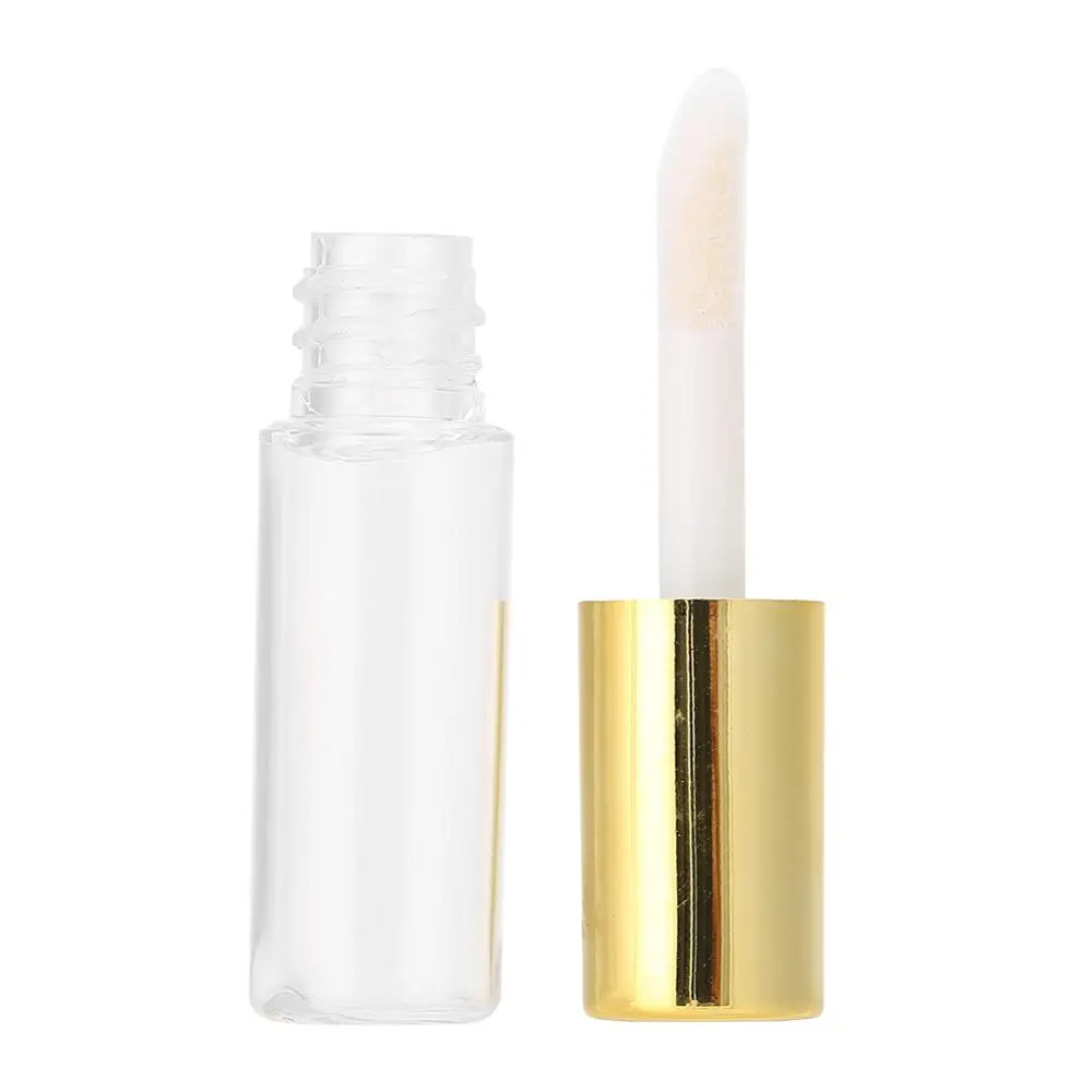 1.2ml Plastic Clear Lip Gloss Tube Lips Balm Bottle Brush Empty Cosmetic Container Makeup Organizer Lipgloss Tubes | Красота и