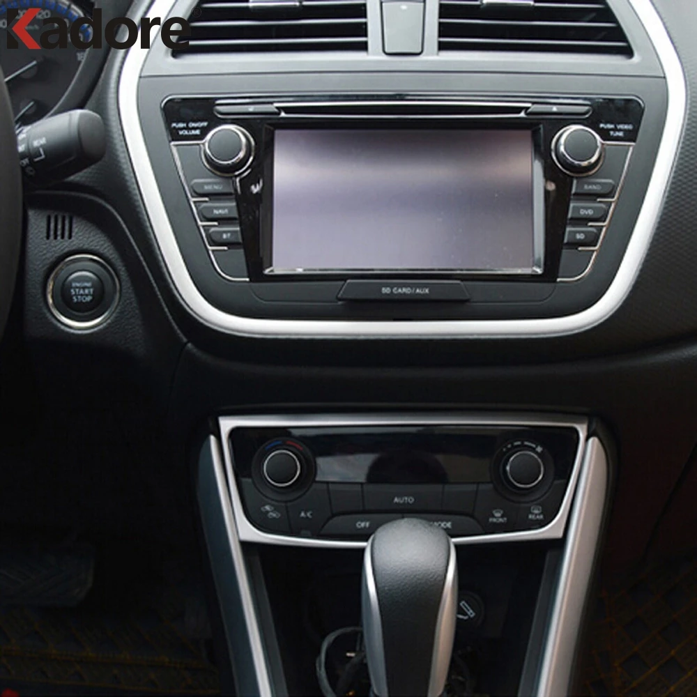 Матовая крышка переключателя кондиционера из АБС-пластика для Suzuki Sx4 S-Cross SX4