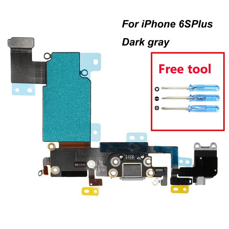 Usb-разъем для зарядки док-станции с гибким кабелем наушников iphone 6s Plus 6Splus порт
