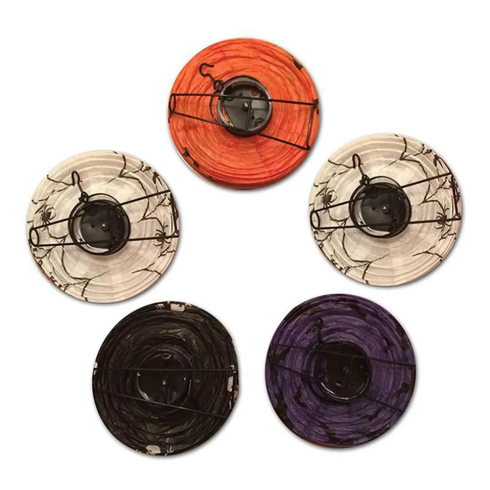 Halloween Lantern Pumpkin Paper Hanging Glowing Lanterns Ghost Festival Bar Party Decorations | Дом и сад