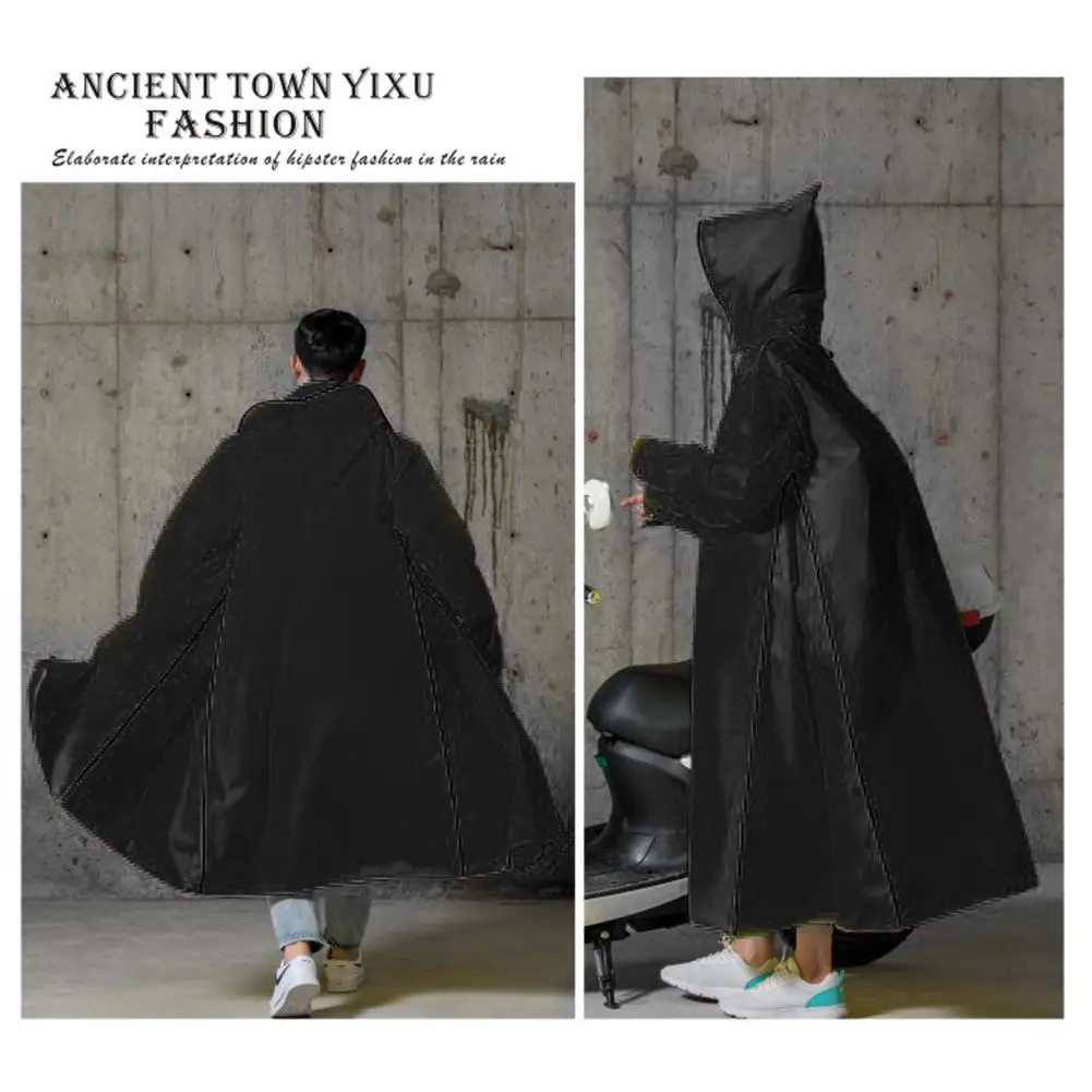 Горячая Распродажа плащ EVA для женщин/мужчин на молнии с капюшоном пончо