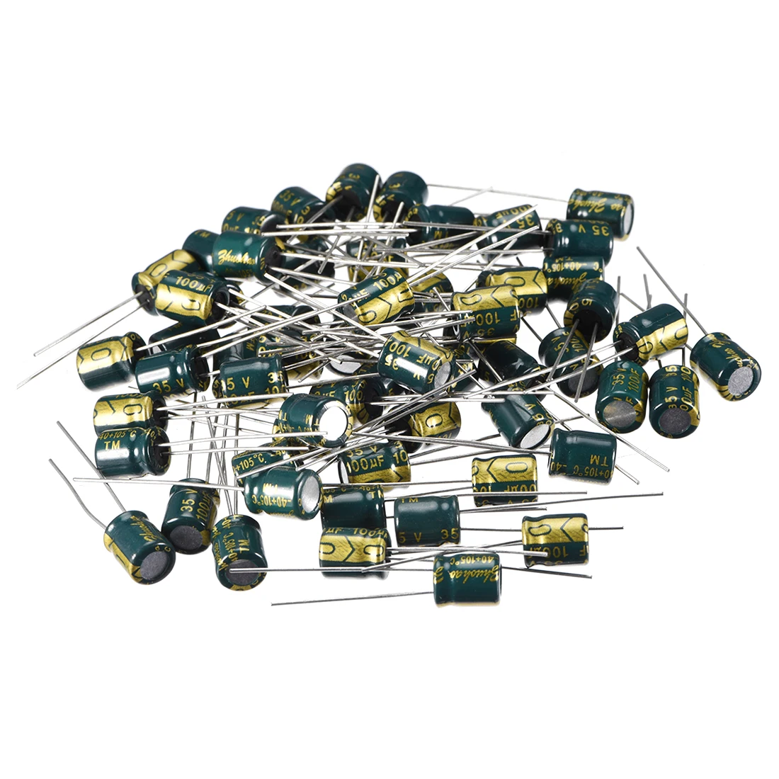 

uxcell 42 Electrolytic Capacitor for DIY Project Soldering 100uF35V 6.3x7 50pcs