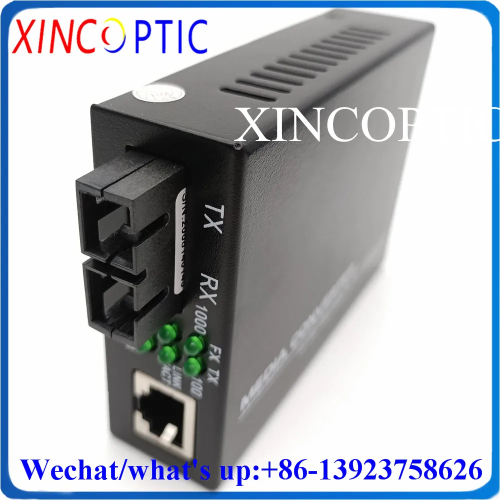 10/100/1000 м 60 км гигабитный нм Ethernet волоконно-оптический медиа-конвертер
