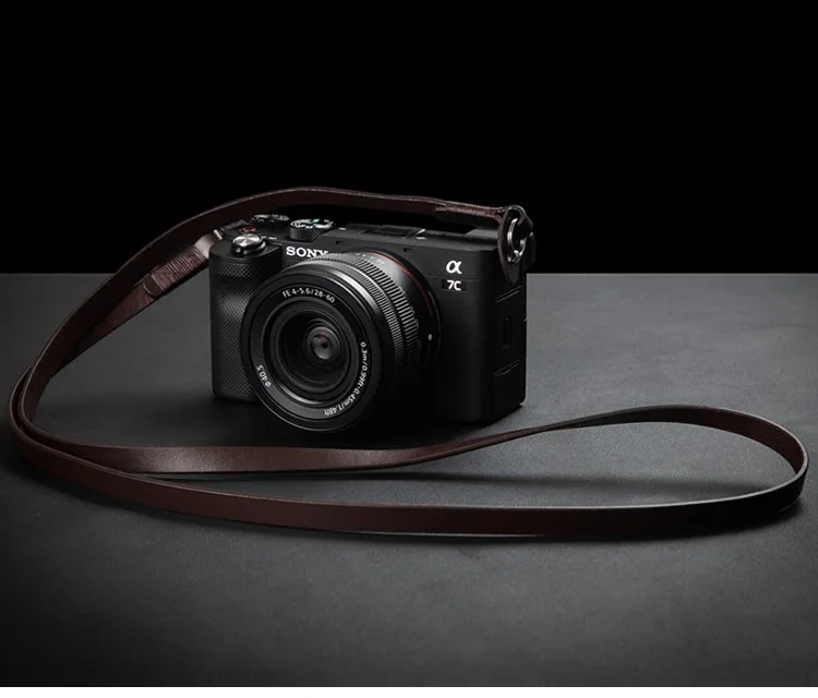 Ремень наплечный из натуральной кожи для камеры Sony Alpha 7C A7C A7SIII A9 II A99 A77 A7R III A7RIV A7SII