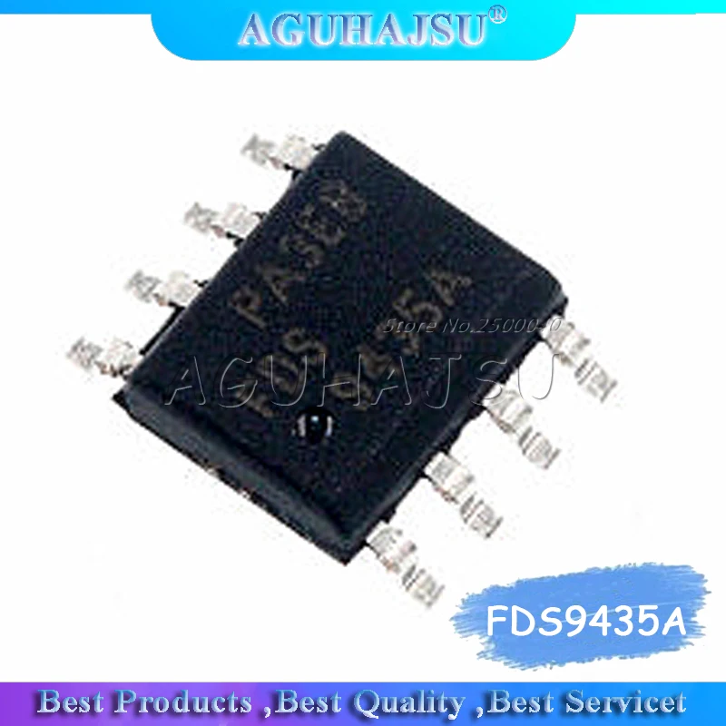 10 шт. FDS9435A FDS9435 9435A SOP8 | Электронные компоненты и принадлежности