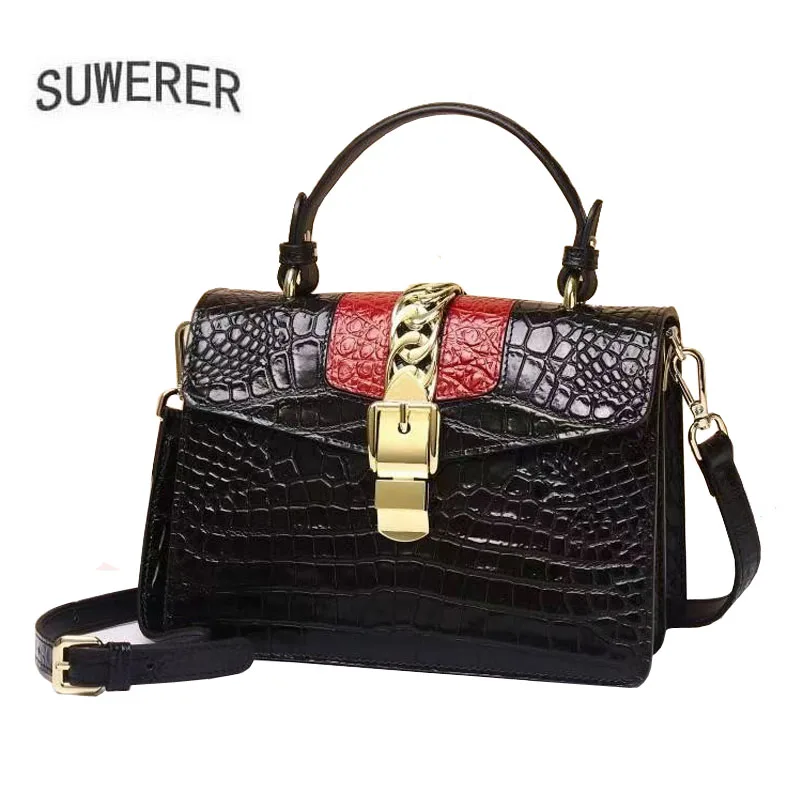 

Fashion bolsa feminina Women Leather bags 2021 women's brand luxury Crocodile pattern women Handbag women's leather shoulder bag
