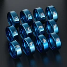 2021 двенадцать созвездий Для мужчин's и Для женщин Для Мужчин's Нержавеющаясталь кольца Овен, Телец Дева весы для малышей с принтом Скорпион Стрелец 12 гороскоп кольцо