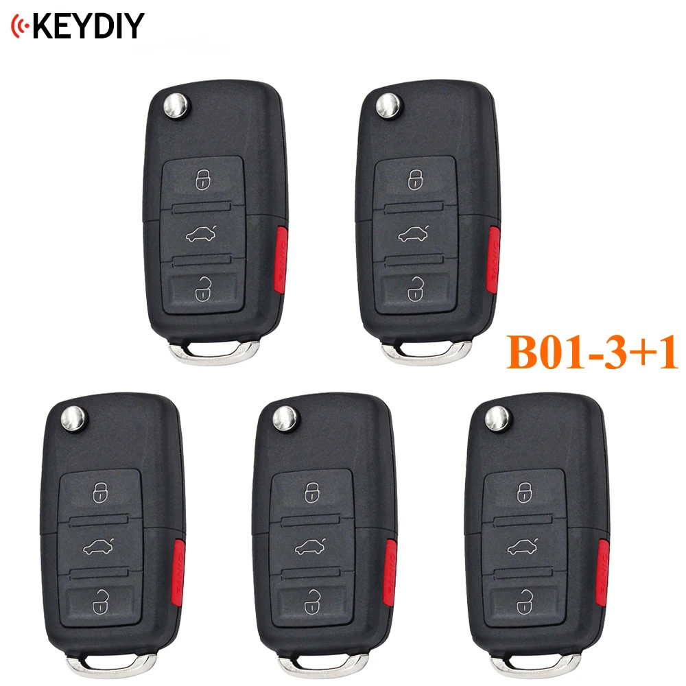 5 шт. Оригинальный Универсальный KEYDIY для B01 3 + 1 B5 Стиль дистанционного Управление